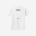 A crisp white youth essential tee with the ['LIT·TLE] HŪMN bear, offering clean and classic style.