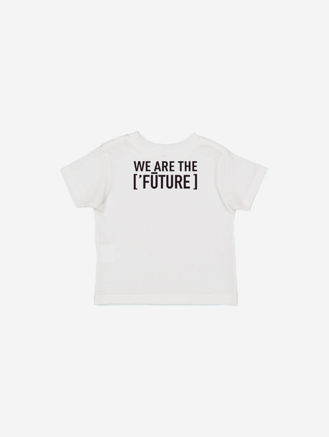 Little Humn White LH University Infant Jersey Tee