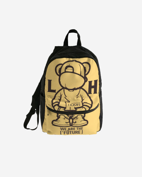 Little Humn YLO Yellow Canvas Backpack