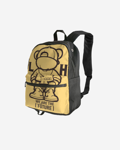 Little Humn YLO Yellow Canvas Backpack
