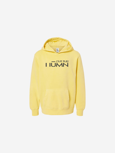 Little Humn Yellow Pigment Youth Hoodie